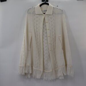 Vintage 70s-80s Cuddle Knit One Size Cape